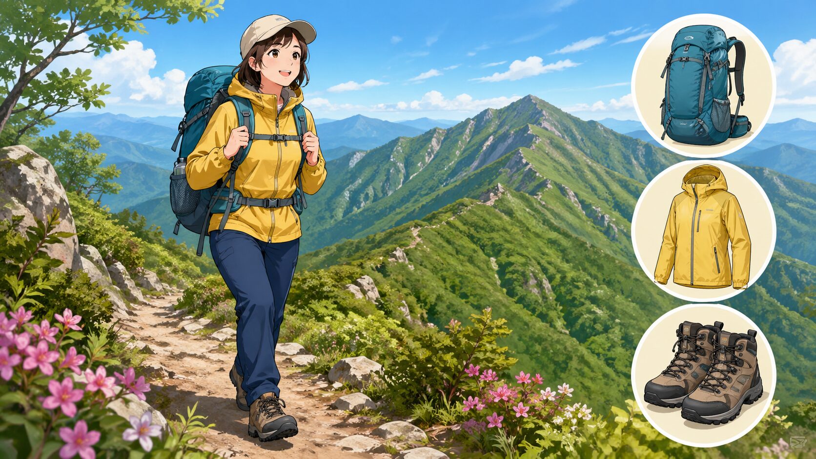 鈴鹿セブンマウンテン春の登山装備リスト｜初心者向け服装・持ち物まとめ